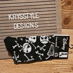 Disney Nightmare Before Christmas Jack Skellington Socks